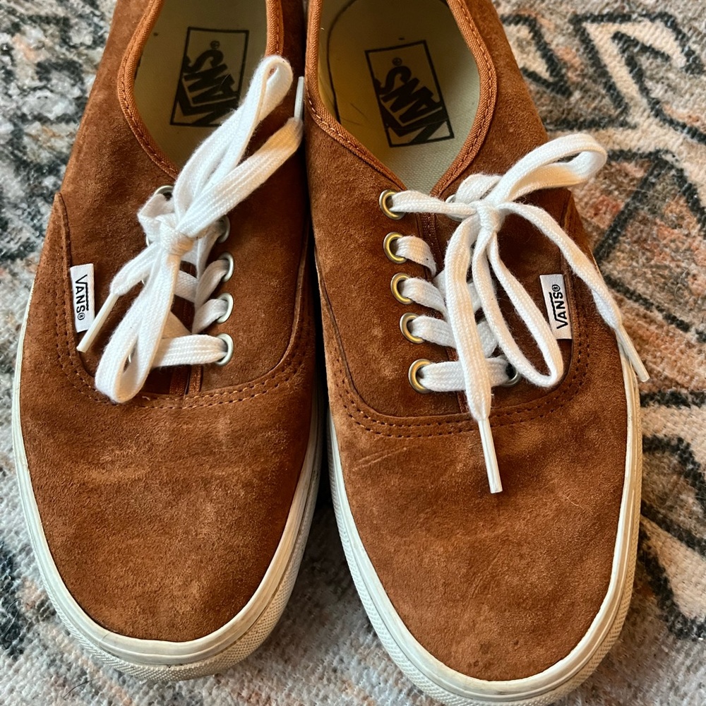 Vans brown suede